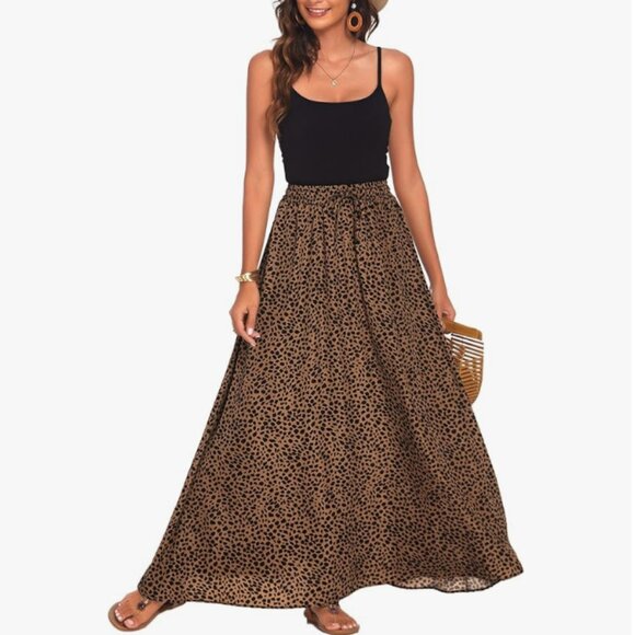 Pre-Loved Cheetah-Print High-Waisted Maxi Skirt - Size Medium - Picture 7 of 9
